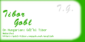 tibor gobl business card